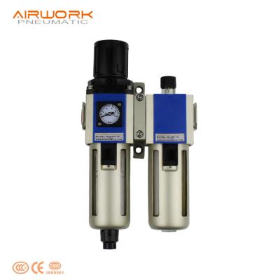 China FRL Air Filter Regulator Lubricator Unit Combination Two Factory GFC Airtac Union for sale