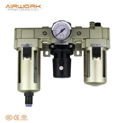 China AC3000-03D Factory Parts Pneumatic Airline Automatic Pneumatic Filter Regulator Grease Oiler Unit Combinations for sale