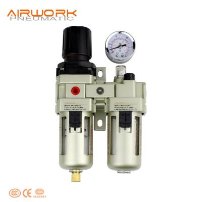 China SMC Type AC Series Filter Plant Regulator And Lubricator Assembly Pneumatic Air Service Unit for sale