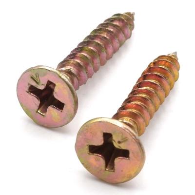 China Flat Fastening Chipboard Screw 16mm Phillips Head Chipboard Screw Nail for sale