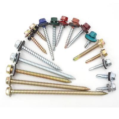 China Pan Roofing Screw Chinese Factory Direct Hot Selling All Kinds Of Normal Type Self Drilling Hex Head Screw for sale