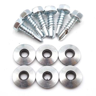 China HEX Supplier Hex Key Seal Self Drilling Screws With EPDM Seal for sale