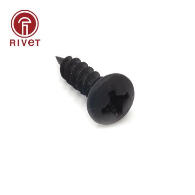 China CSK Head Carbon Steel Pan Head Cross Phillips Self Self Tapping Screw Zinc PA Zinc Black Tapping Tapping Screw for sale