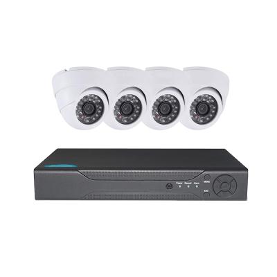 China QST-324KIT-4CH Cheap Hot Sale 5MP Plastic Shell Ip Camera Ahd Dvr 4 Channel CCTV AHD Camera Kit for sale