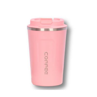 China 2021 New Arrival Stainless Steel Cheap Coffee Mugs Viable With Lid Portable Vacuum Insulated Mug for sale