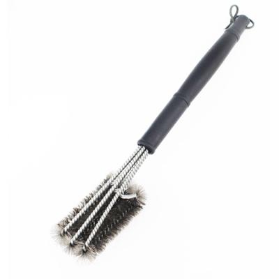 China Amazon Hot Sale Stainless Steel Easily Cleaned Barbecue Grilling Accessories Remover BBQ Grill Brush Cleaning Tool for sale