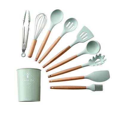 China Wholesale Silicone Kitchenware 12pcs Kitchenware Kitchen Utensils Set Viable Supplier for sale