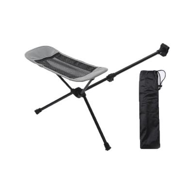 China Outdoor Foldable Camping Accessories Foldable Footrests Recliner Portable Footstool Extended Leg Stools Used With Camping Chair for sale