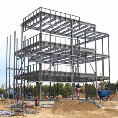 China Welded H Steel Prefabricated Warehouse Building , Prefab Steel Structure Building Construction for sale