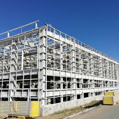 China Factory Direct Supply Prefabricated Warehouse Steel Structure Frame dairy farm Building Supplies warehouse and office hall for sale