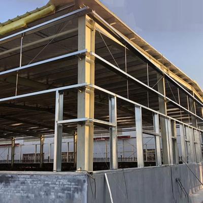 China Large Span Steel Structural Warehouse , Prefabricated Steel Frame Houses for sale