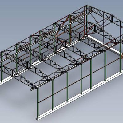 China Customizable Steel Structure with Welded Connection and Galvanized Coating for sale