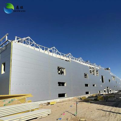 China Lightweight Steel Frame Construction Q355 Q235B Steel Modular Building For Industrial Complex for sale