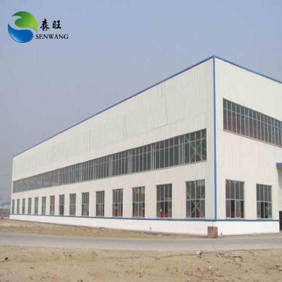 China Hot Dip Galvanizing Carbon Steel Structural Building with Steel Truss and Steel Sheet for sale