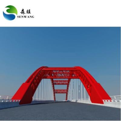 China Sturdy Sustainable H Steel Structure Bridge Windproof High Strength for sale