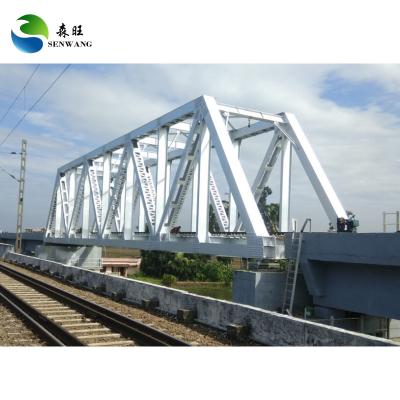 China Prefabricated Steel Pedestrian Bridges Wide Span Metal Walkway Bridge Steel Structure for sale