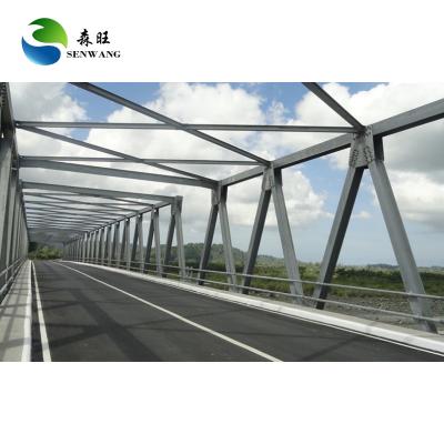 China Customized Prefab Steel Bridges Windproof Prefabricated Pedestrian Bridge Manufacturers for sale