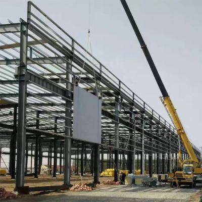 China Commercial Steel Structural Building Galvanized Steel Frame Industrial Building for sale