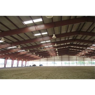 China Low Maintenance Steel Structure Workshop Q235B Q355B Steel Frame Commercial Building for sale