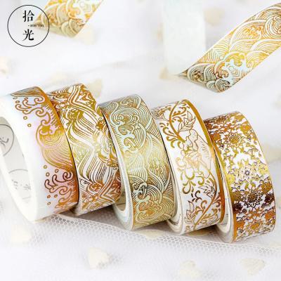 China ANTISTATIC Aluminum Foil Washi Tape DIY Decor Scrapbooking Sticker Masking Tape Paper Adhesive School Supplies for sale