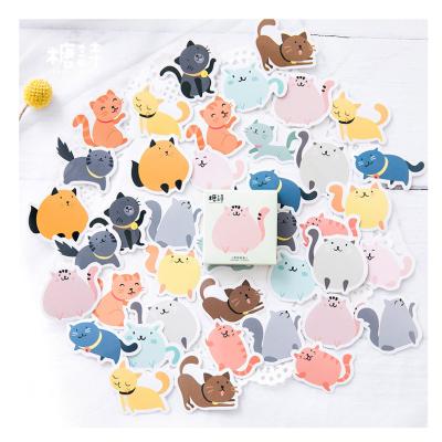 China Cute Cat Decorative Stickers Adhesive Stickers DIY Decorative Sticker Diary Stickers Box Package for sale