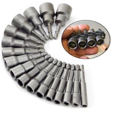 China HEX 9pcs/set 5mm-13mm Hex Sockets Sleeve Nozzles Socket Wrench Set Screwdriver Bits Tools for sale