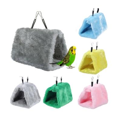 China Newest Sales Travel Fashion Pet Bird Parakeet Parakeet Hammock Cage Hanging Cave Tent Warm Bed for sale