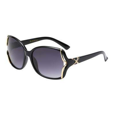 China Ease New Style Big Frame Rectangle Fashion Sunglasses For Women for sale