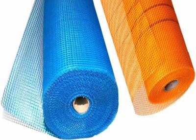 China Green Blue Fiberglass Mesh Roll / Plain Woven Fiberglass Cloth Roll Lightweight for sale