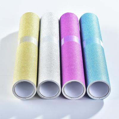 China ANTISTATIC Custom Design Christmas Glitter Paper Sticker For DIY for sale