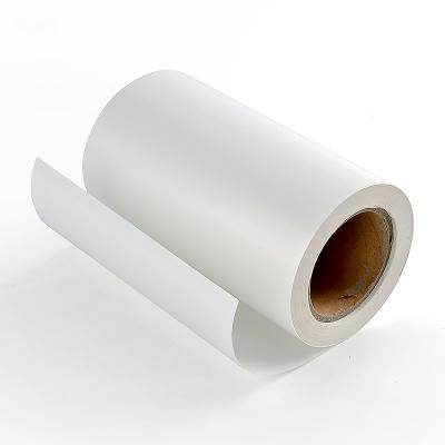 China Custom Wholesale Inkjet Self Adhesive Glossy White Waterproof PP Film For Colorful Printing for sale