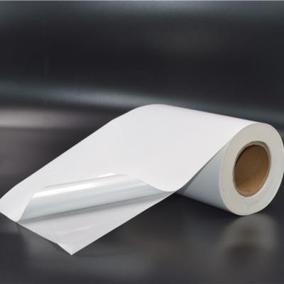 Китай Glossy White Waterproof Water Based Self Adhesive Inkjet PP Film Sticker Material продается