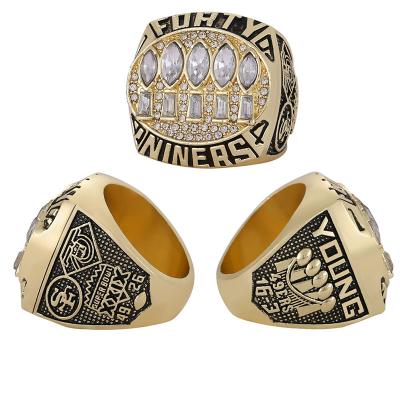 China Wholesale Hiphop NFL San Francisco 49ers Football Championship Ring Men's Ring Manufacturers for sale