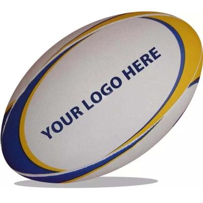 China Wholesale Leather Indoor / Outdoor Rugby Footballs For Recreational Playing Training And Size 5 Customized Size for sale