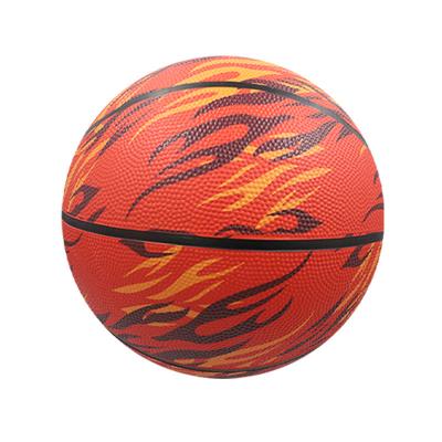 China Wholesale Basketball Game Sports Custom Logo Rubber Orange Multi Colors Basketballs Custom Rubber Basketball Size 7 for sale