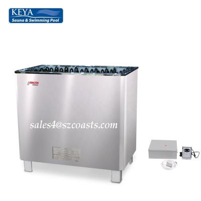 China Electric computer control panel KEYA power 10.5-25kw 380-415v large sauna heater for commerical use for sale