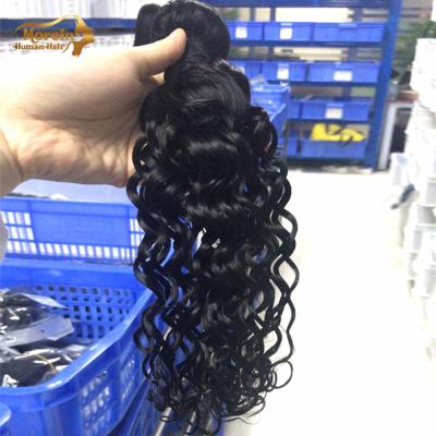 China Cheap wholesale shedding seller not double cuticle raw virgin brazilian bundles pulled natural cuticle aligned extension water wave human hair for sale