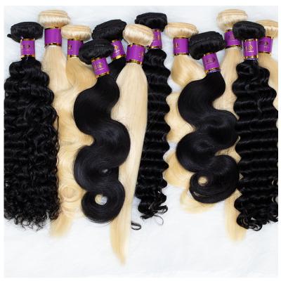 China Handmade Hair Weft Bundles Wholesale Brazilian Virgin Hair Bundle, Unprocessed Virgin Brazilian Cuticle Aligned Hair for sale