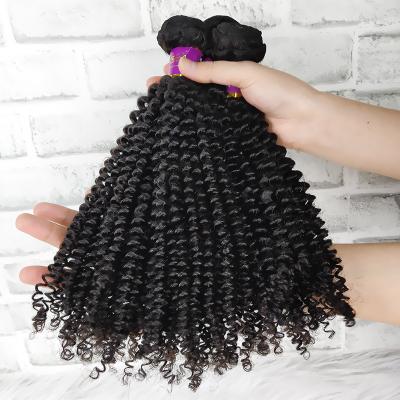 China Morein Good Quality Factory Wholesale Cuticle Can Be Dyed And Ironed Lined Raw Brazilian Virgin Hair Bundles Kinky Curly Vendors for sale