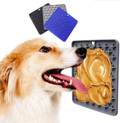 China Home Silicone Pet Dish Suction Cup Licking Pad Slow Drinking Pad Dog Licking Pad Dog Licking Place Pad for sale