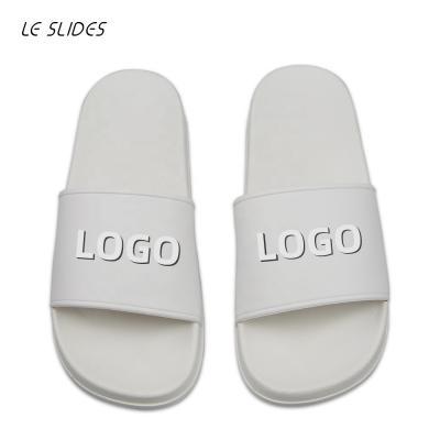 China Designer Slippers Fashion Trend Logo Slide Sandal Custom PVC Fashion Trend Ladies For Men for sale