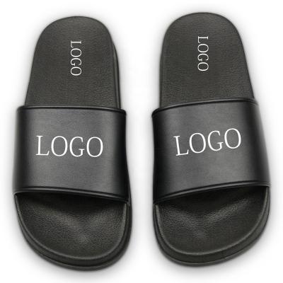 China Fashion Trend Factory Wholesale Custom Designer PVC Slides Footwear High Quality PVC Beach Slippers For Men for sale