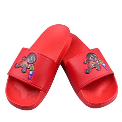 China High Quality Kids Slippers Wholesale Deodorization Home Flat Sandals Logo Slides Embossed Printing Custom Made Slippers For Kids for sale