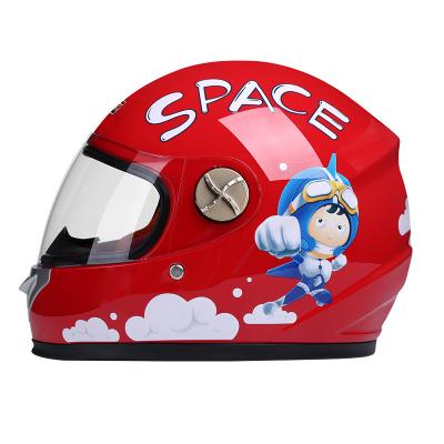 China Motorcycle Motocross Helmets Children's Bicycle Helmet Superman Pattern Safety Motocross Motor Protective Helmet For Kids for sale