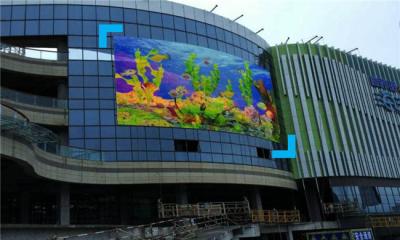 China Pantalla transparente impermeable de la pantalla LED IP65, cortina del contexto del brillo LED de 7000 liendres en venta