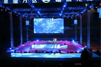 China Multi Functional Indoor P4 LED Screen , LED Stage Backdrop High Refresh 3840 Hz for sale