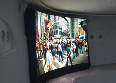 China El alto restaura P3 la pantalla LED interior, pantalla plana curvada SMD2020 para la publicidad video en venta