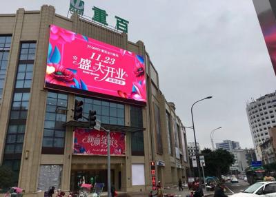 China Pantalla al aire libre del servicio LED del frente P10 con el alto brillo para hacer publicidad en d3ia en venta