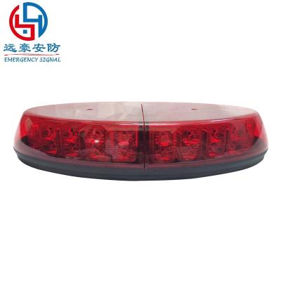 China DC12V 1W Automotive Car Emergency Strobe Mini Lightbar Red Blue Led Roof Led Bar Warning Light 11 Modes Car Flash Emergency Flashing Light for sale