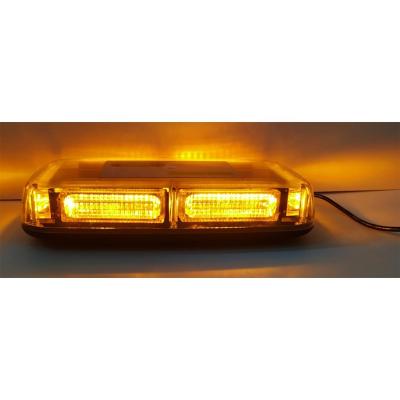 China Automotive 12-24 48 LED Rooftop Strobe Beacon Lights Bar Magnetic Mount Alarm Emergency Warning Light Flasher Bar Mini Warning Light Bar for sale